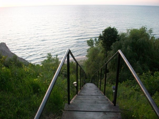 Beach stairs